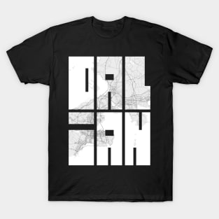 Dalian, Liaoning, China City Map Typography - Light T-Shirt